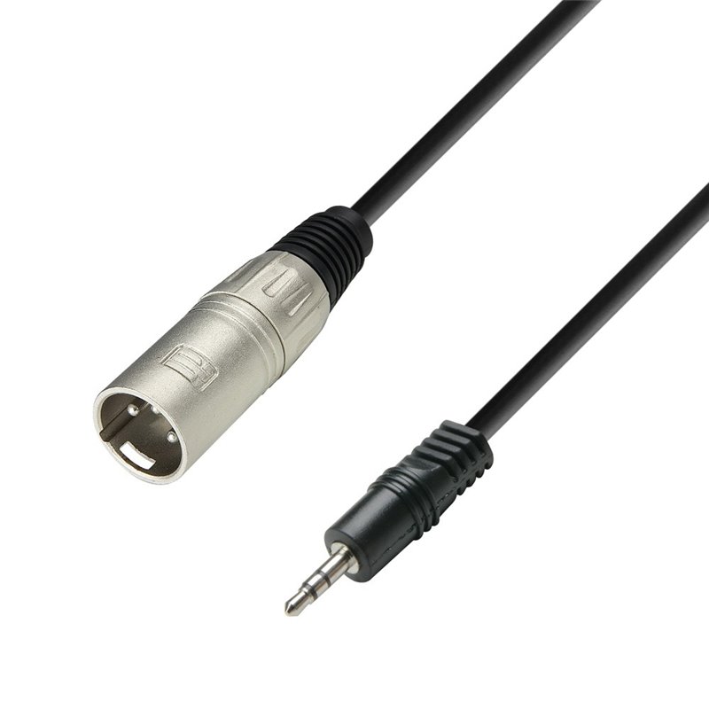 Câble audio à connecteur jack stéréo 3,5 mm sur connecteur XLR, 1 m