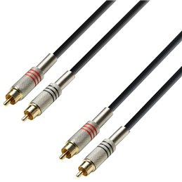 Câble Audio 2 x RCA mâle vers 2 x RCA mâle 1 m