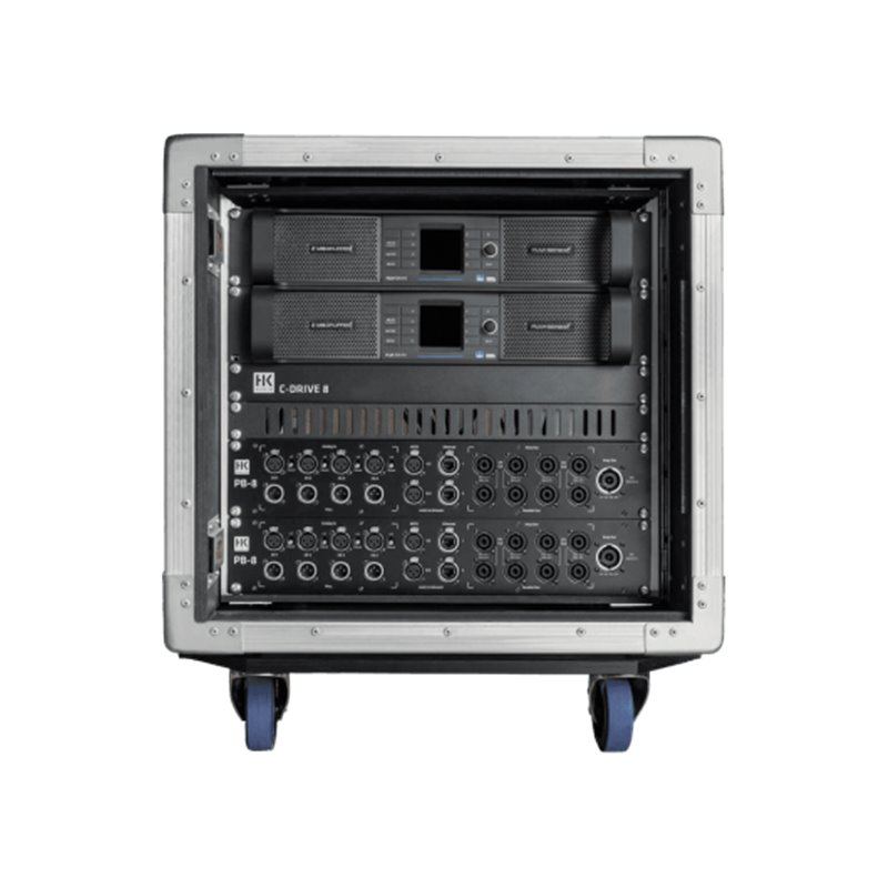 Rack équipé 2x ampli PLM