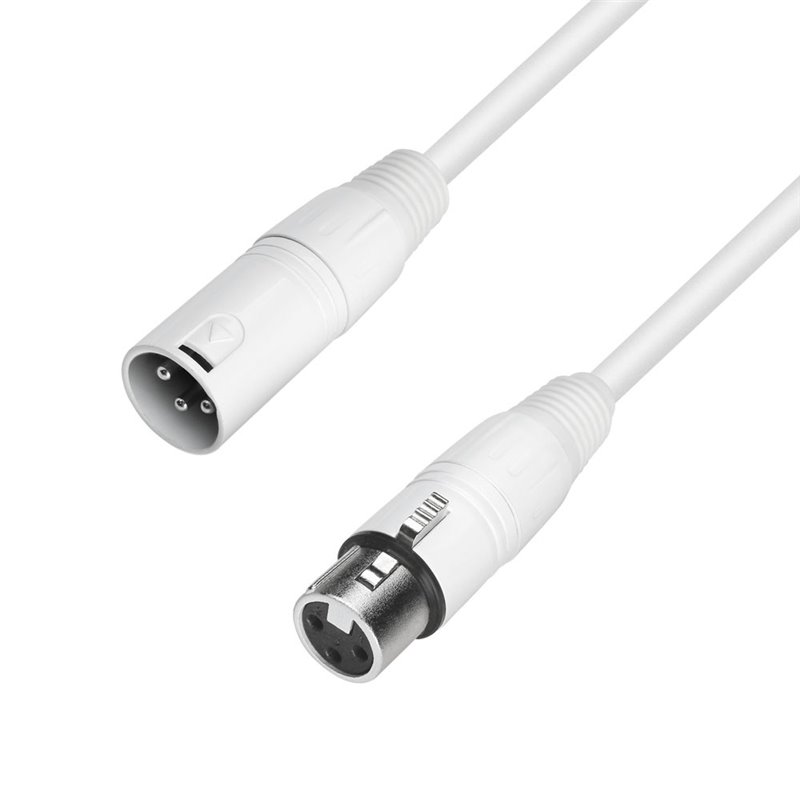 Sonoplay - Câble Micro XLR mâle vers XLR femelle 10 m blanc Câble m