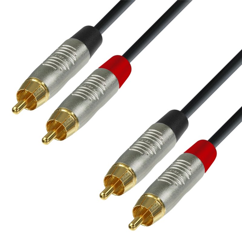 Câble Audio REAN 2 x RCA mâle vers 2 x RCA mâle 0,9 m