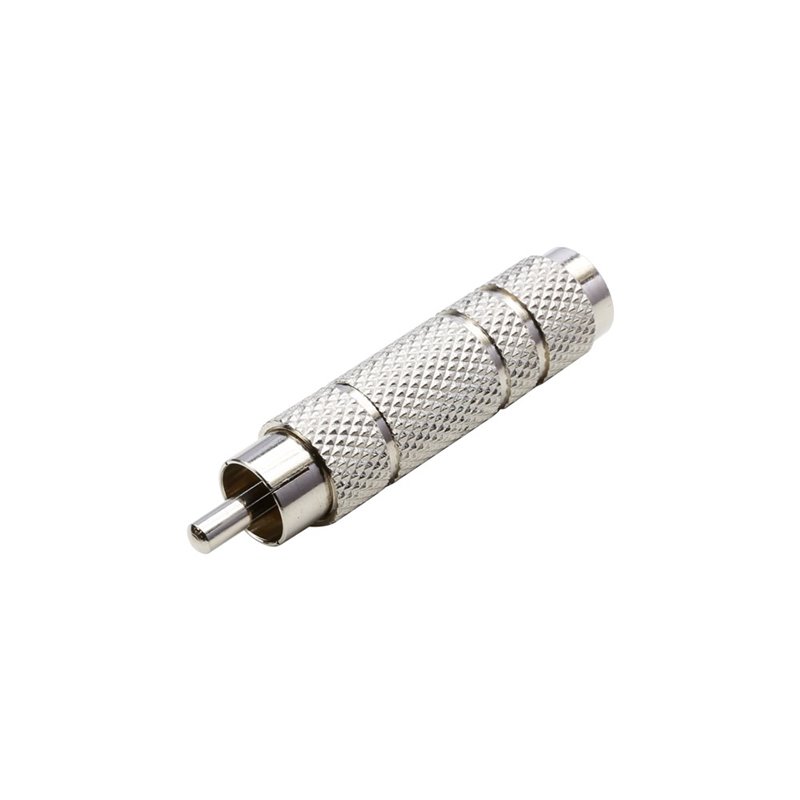 CableCreation Adaptateur prise stéréo 6,35 mm vers jack stéréo 3,5 mm, mâle  6,35 mm vers femelle 3,5 mm avec vis, plaqué or
