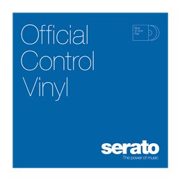 Blue 12P vinyl control tone bleu, paire