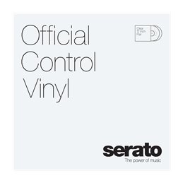 Clear 12P vinyl control tone transparent, paire