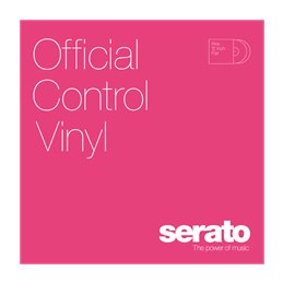 Pink 12P vinyl control tone rose, paire