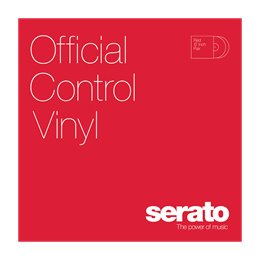 Red 12P vinyl control tone rouge, paire