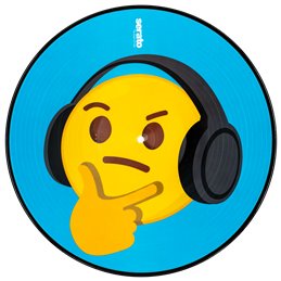 Vinyl Control Tone 12P emoji Thinking/Crying, paire