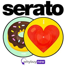 Vinyl Control Tone 12P emoji Donut/Heart, paire