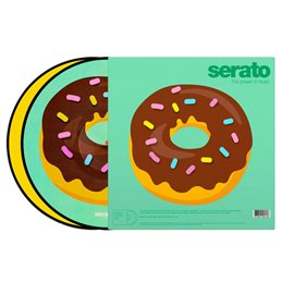 Vinyl Control Tone 12P emoji Donut/Heart, paire