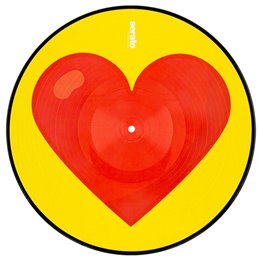 Vinyl Control Tone 12P emoji Donut/Heart, paire