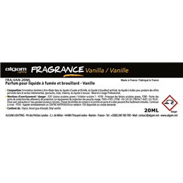 Parfum fumée-brouillard, vanille 20ml